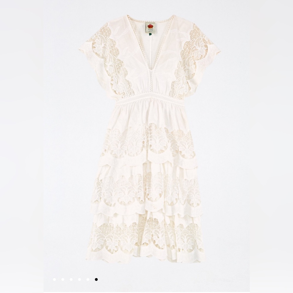 Farm Rio Off-White Richelier NWT - Picture 6 of 7